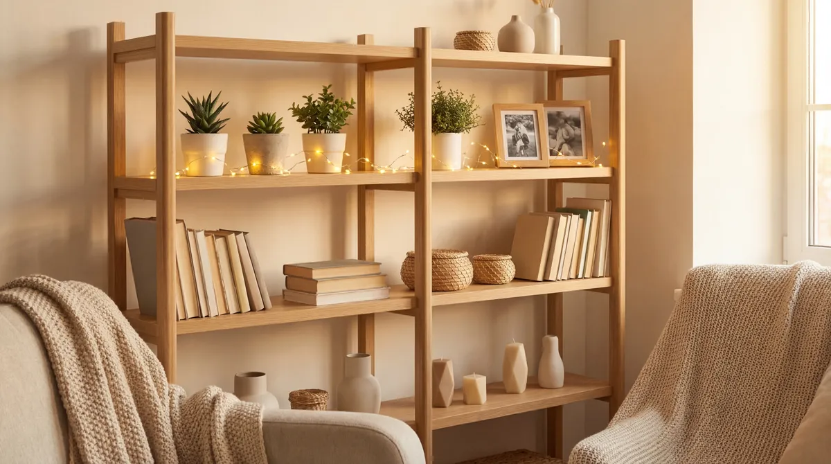 ชั้นวางตกแต่งอย่างมีสไตล์